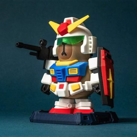 Kapybara Hercules delfin höjd 3D-skrivare rustning leksak ornament