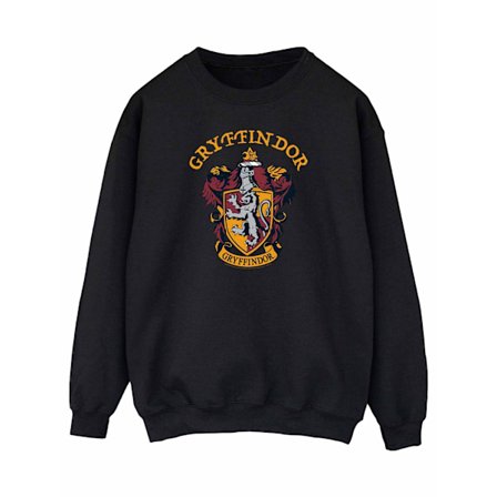 Harry Potter Dam/Kvinnor Gryffindor Sweatshirt XL Svart