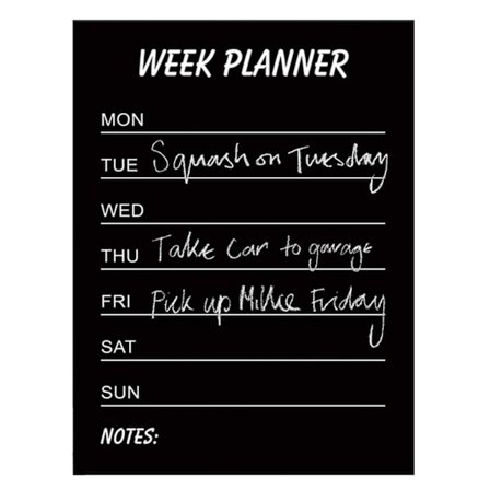 Väggdekal Veckoplanerare Griffeltavla Blackboard 45x60cm