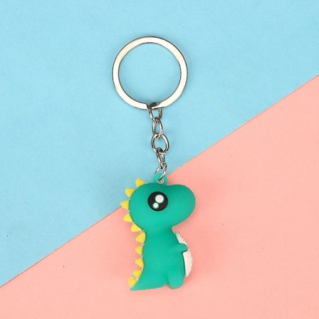 dinosaur nøkkelring, liten gave til gutter, barn, bestevenn, Blå, én størrelse