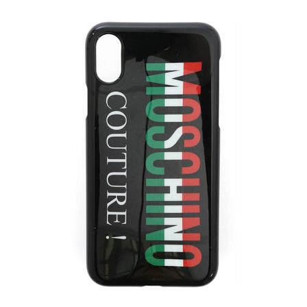 Moschino, couture X phone cover Zwart, unisex, Maat:ONE Size