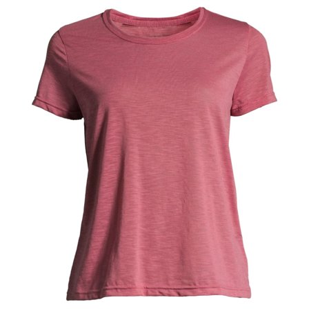 Casall Women's Texture Tee Women Short sleeved fitness sweater Pink 34