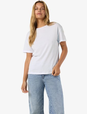 NOISY MAY Nmbrandy S/S Top Noos - White - S