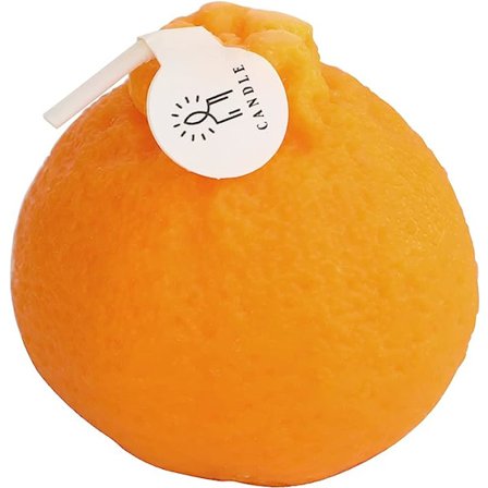 Appelsiinin muotoinen tuoksukynttilä, hedelmäarominen soijavahakoristekynttilä pöydälle Ph