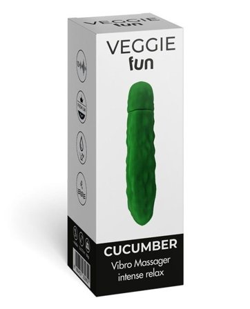 Lr Wonder Company Feminine Vibrating Veggie Fun Cucumber 12cm