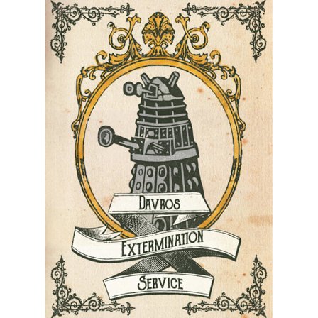A3 Print Doctor Who - Davros Extermination Service