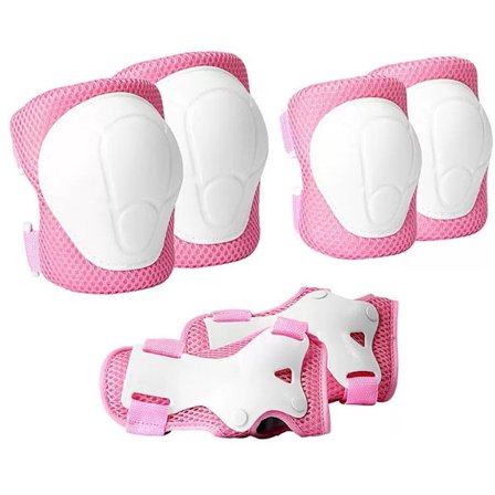 3-in-1 Lastensuojavarusteet - Polvisuojat lapsille 3-10 - Polvi- ja kyynärsuojat taaperoille rannesuojilla