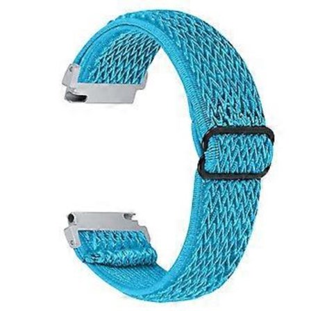 Kompatibelt för Huami Amazfit GTR 47mm/Pace/Stratos/Stratos 2 Justerbart elastiskt klockarmband Universellt 22mm klockarmband med spänne (Azure)