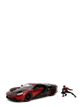 Jada Toys Marvel Miles Morales 2017 Ford Gt 1:24 - Black - ONE SIZE