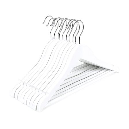 Puiset ripustimet lapsille 20-pack - Valkoinen