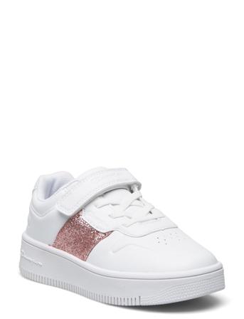 Low Cut Shoe Rebound Platform Sparkle G Ps Lave Sneakers Hvit Champion*Betinget Tilbud