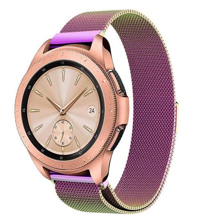 Samsung Galaxy Watch (42mm) milanese rustfrit Urrem - Flerfarvet