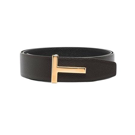 Tom Ford, Belt Tb 178Tlcl 236 Zwart, Heren, Maat:85 CM,leer