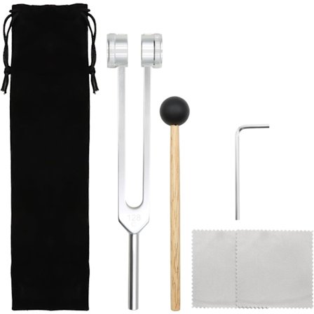 Terapeutisk Stemmegaffel, 128Hz Aluminium Stemmegaffel, Vibrationel Stemmegaffel Terapi, Stemmegaffel Tilbyder en Frekvensrespons