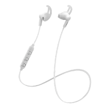 STREETZ Stay-in-ear Bluetooth Hörlurar - Vit