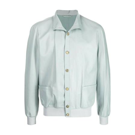 Giorgio Armani - Bomberjackor - Blå - Herr - Storlek: M, Herr, Storlek: M