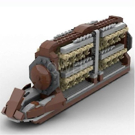 Buildmoc Space Series Battle Transport Slagskip Droid Platoon Attack Craft