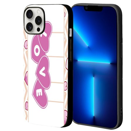 Håndlavet iPhone 17 Pro Max telefoncover, Apple cover til 13 Pro Max, til 12 Pro Max 13 14 Mini 15 Pro 17 16 Valentinsdag cover