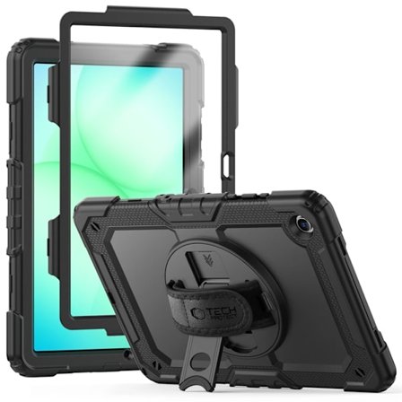 Tech-Protect Galaxy Tab A9 Plus Etui Sølv - Sort