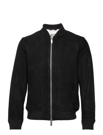 Slharchive Bomber Suede Jkt W Bomberjacka Jacka Svart Selected Homme