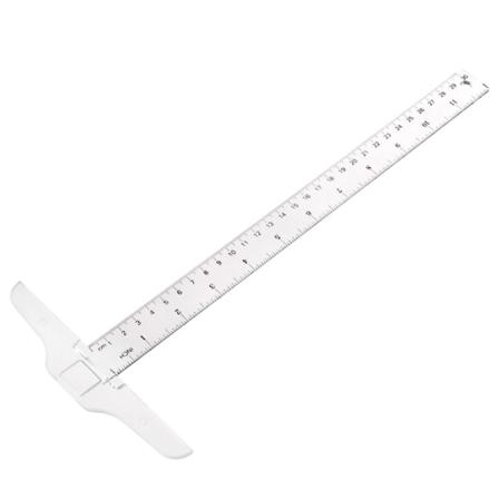 Puuntyöstön viivaintyökalu T-muotoinen viivain 30 cm T-viivaimen mittaussuora mittatyökalu
