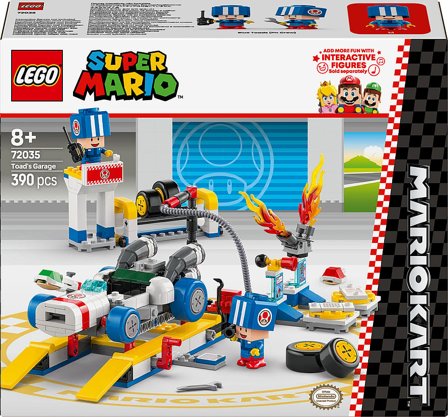 Lego Super Mario Mario Kart Toads Garage 72035, Børn & Forældre, Motorik & Bevægelse, Klodser Og Stabletårne