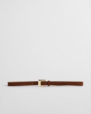 GANT - Smalt belte i semsket skinn til dame til dame cacoa