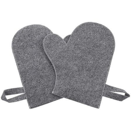 2 st Exfolierande Skrubbhandske Värmebeständig Kroppsskrubb Exfolierande Handske för Bastu Dusch