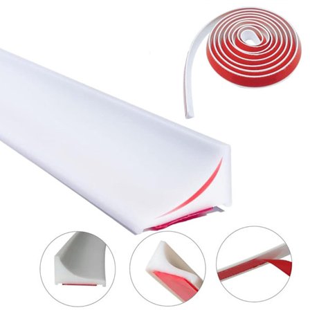 Självhäftande Duschlist, Duschtröskel / Vattenbarriär, Vattenpropp Vattenhållarremsa, Vattenstopp Vattenhållande list