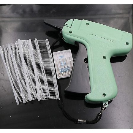 Taggpistol för kläder, detaljhandelsprislappspistol, standard taggfästare set med 5 nålar och 1000 st taggar för butik