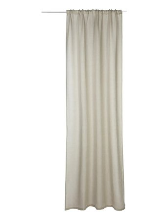 Gripsholm Curtain Linen Linen Beige 150X250 1-P - Beige - 150X250CM
