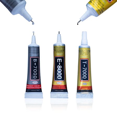 Universal Lim Sæt B-7000, E-8000, T-7000 3x15ml – Præcisionslim | Fleksible Samlinger | Til Elektronik, Smykker, Glas