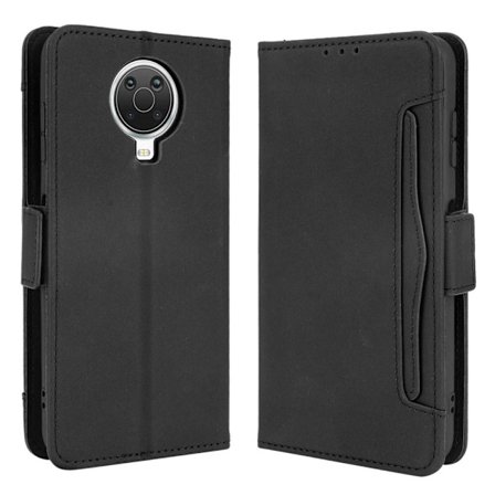 Wallet Stand Flip-telefonetui til Nokia G10/Nokia G20 - Sort