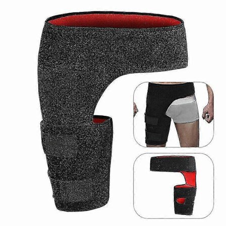 Nytt Justerbart Belte Hofte Isjias Nerve Smertelindring Lyskeinnpakning Støttebandasje Ribbestøtte