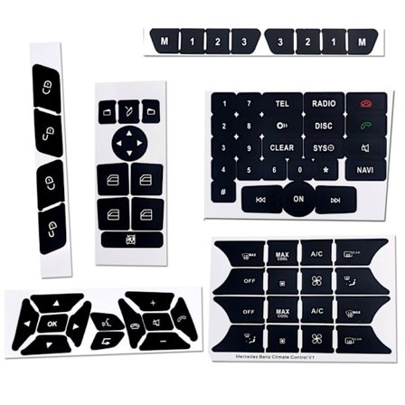 Ilmastointilaitteen korjaustarrat Mercedes-Benz CLS/C218/SLK/W1