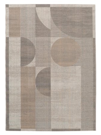 Deco 160X230 Beige/Grau Geometrisch Teppich