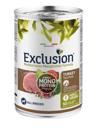 Exclusion Mediterraneo Monoprotein Noble Grain Umido Al Tacchino