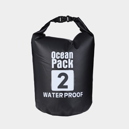 Drybag / waterdichte tas Ocean Pack, 500D, 2 liter, zwart