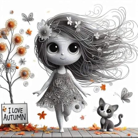 Höst Poster Barn 40x50 cm