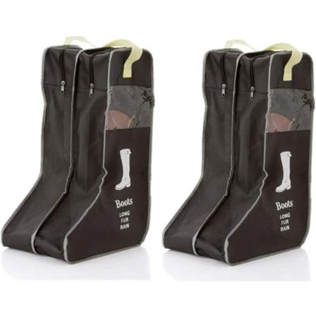 2 paria saappaiden säilytyspusseja pölytiiviitä vetoketjullisia säilytyspusseja H:lle