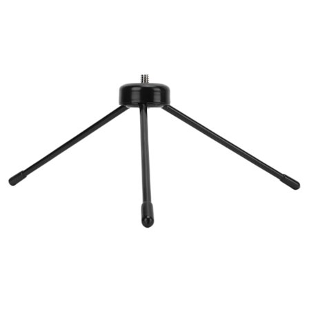 Mini Bordstativ 1/4in Adapter Rustfritt Stål Bærbar for Selfie Stick Mobiltelefon SLR Kamera