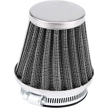 Motorsykkel luftinntaksfilter Universal motorsykkel luftinntaksfilter luftfilterrenser motorsykkelklips på billuftfilter for motorsykkel 50mm 