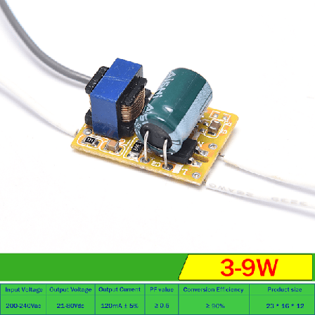 3W 5W 8W 18W 36W LED Light Driver Supply Transformer Radiating