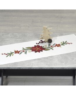 Stickpackung Weihnachtsblumen - Läufer - Duftin