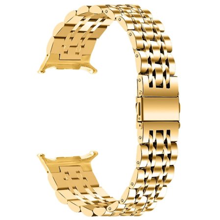 Samsung Galaxy Watch Ultra 47mm Slim Metallband Rostfritt Stål 7-Bead Chain Klockarmband - Guld