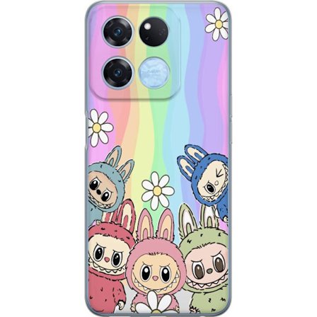 Kompatibelt Mobilskal till OnePlus OnePlus Ace Racing Regnbage