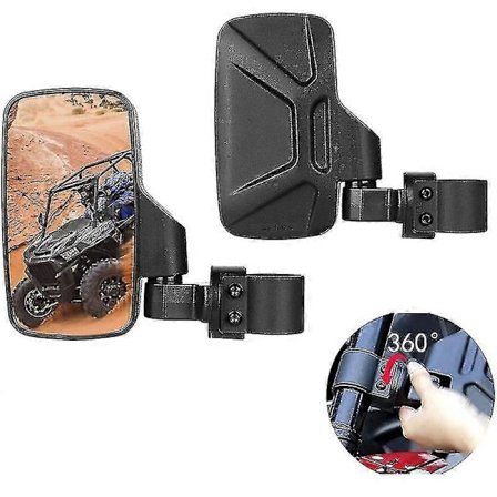 1.75" 2" UTV Bakspejle Sidespejle Til Polaris Rzr Ranger 800 900 1000 - God