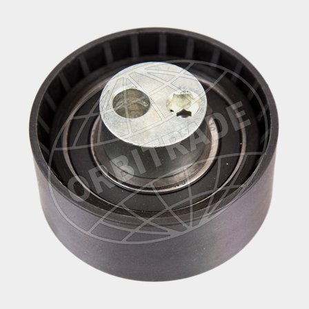 Orbitrade Spännrulle KAD32, KAD42, KAD43, KAD44 för Volvo Penta, tillverkad i hållbar plast och metall, svart färg