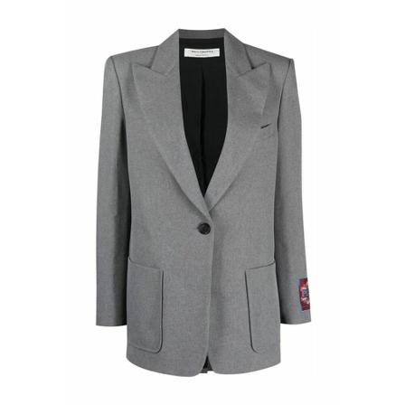 Philosophy di Lorenzo Serafini, Blazer Jacket Grijs, Dames, Maat:M
