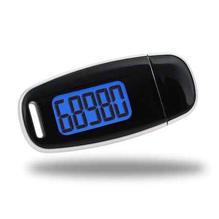 Walking Step Counter Step Tracker SVART